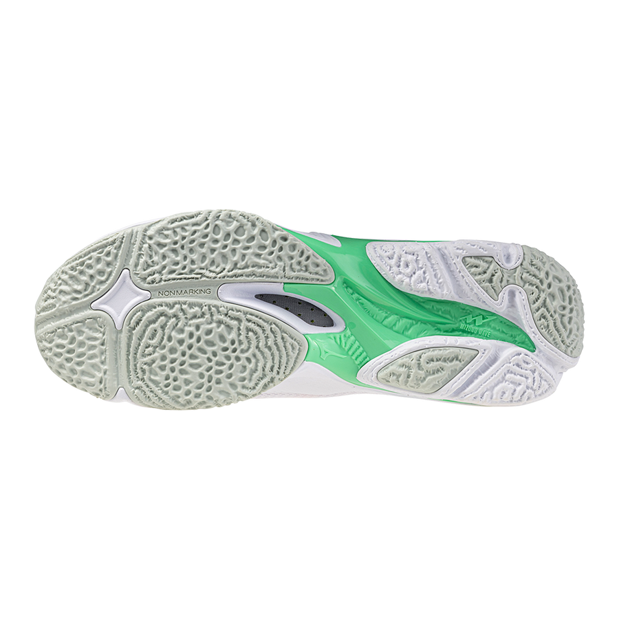 Mizuno WAVE LIGHTNING Z8 MID White/Black/Frozen Emerald